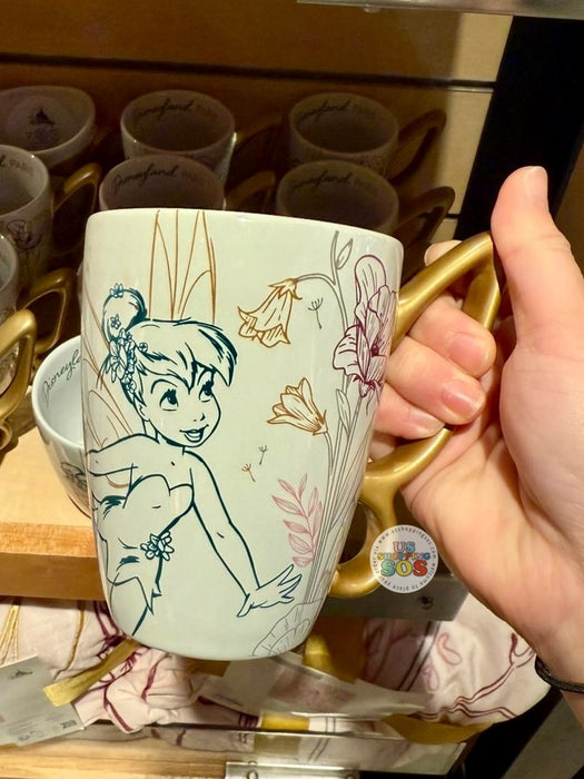 DLP - Tinker Bell Floral Pastal - Fairy Wing Handle Mug