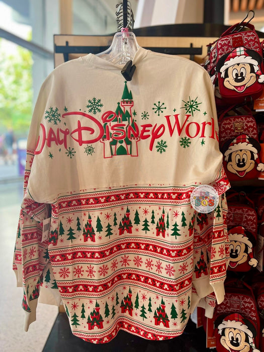 DLR/WDW - Christmas 2025 - Spirit Jersey Castle Christmas Cream Pullover (Adult)