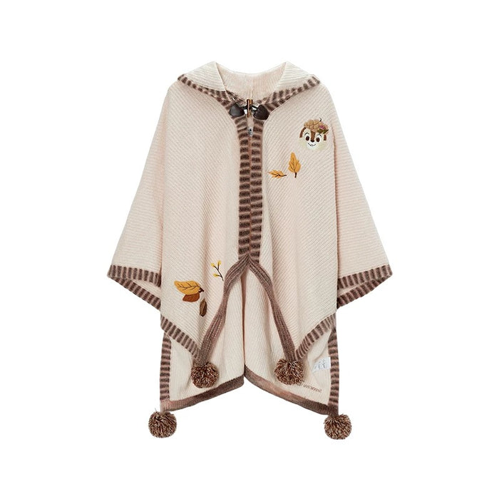 SHDL - Chip & Dale Autumn Forest Collection x Chip Ponchos Coat for Adults (Release Date: Sept 12, 2025)