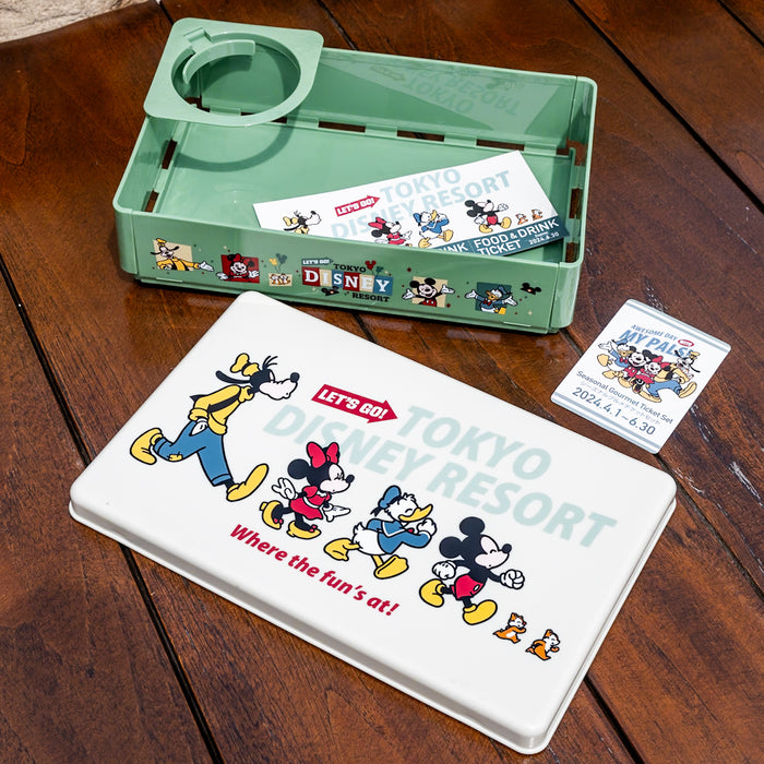 TDR - "Let's go to Tokyo Disney Resort" Collection x Mickey & Friends Souvenior Lunch Box (Release Date: April 1)