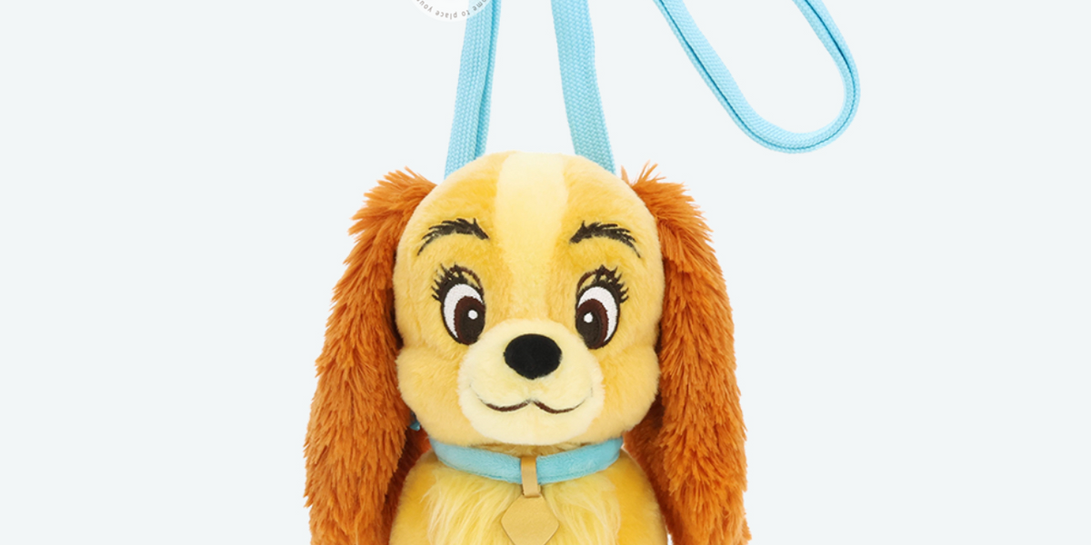 TDR - Lady and the Tramp x Lady Plushy Shaped Shoulder Bag