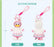 SHDL - 2026 Summer Mickey and Friends Water Splash Diary x Daisy Duck Plush Keychain