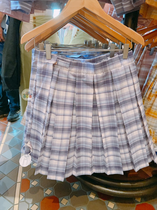 SHDL - Duffy & Friends Campus Style x StellaLou Checkered Pattern Skirt for Adults