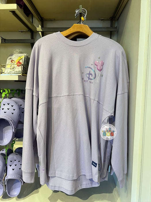 DLR/WDW - 2026 Spirit Jersey Walt Disney World Purple-Blue Sequin Logo Mickey Balloons Pullover (Adult)