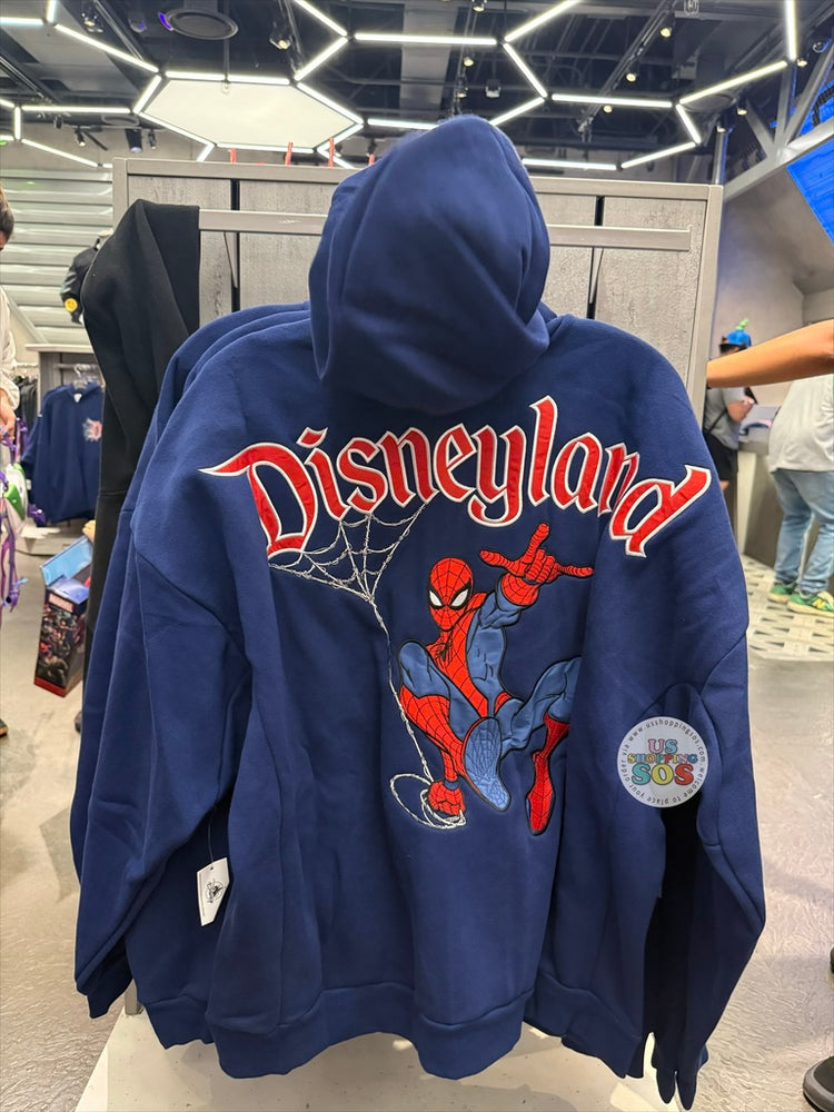 DLR/WDW - Spider-Man Disneyland Navy Zip Hoodie Jacket (Adult)