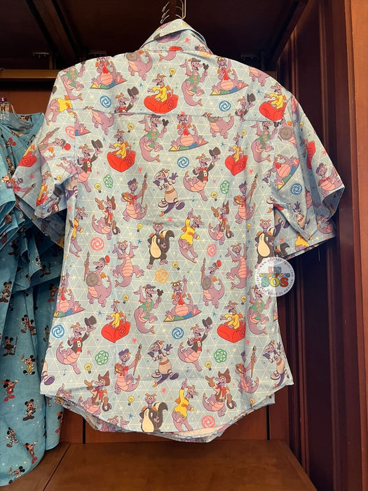 DLR/WDW - RSVLTS Journey into Imagination with Figment All-Over-Print Button-Up Shirt (Adult)