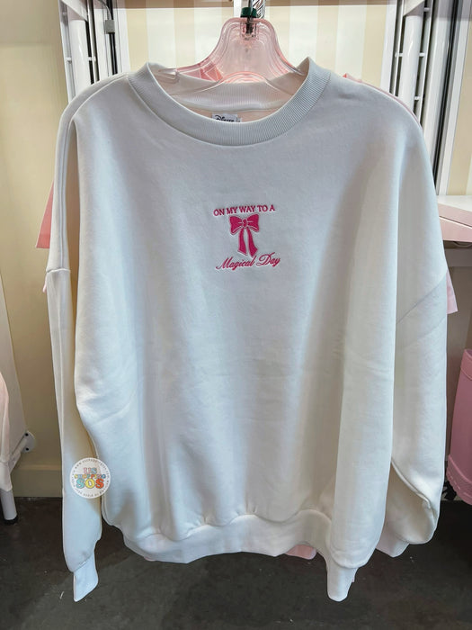 Disney x 2026 SkinnyDip Apparel Collection x “On My Way to a Magical Day” Sweatshirt (Adults)