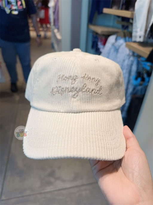 HKDL - Hong Kong Disneyland "Wordings" Corduroy Cap/Hat for Adults