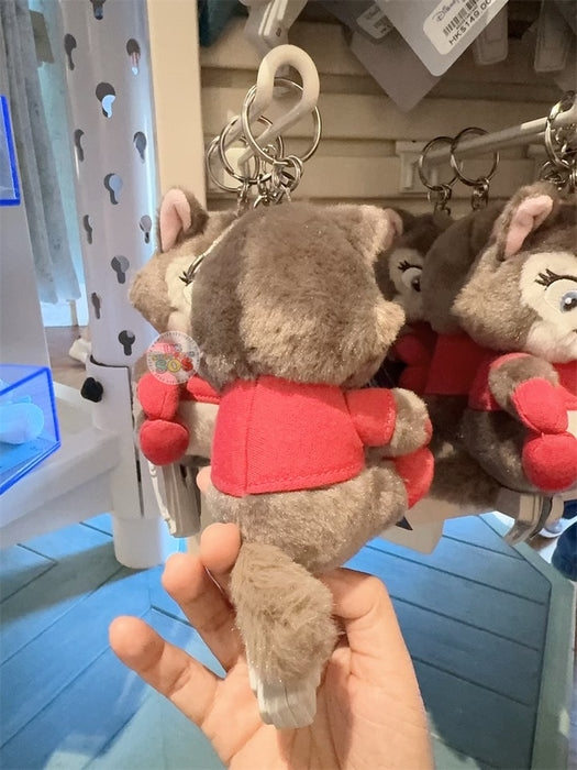 HKDL - World of Frozen 1st Anniversary x Kitten With Red Scarf Plush Keychain