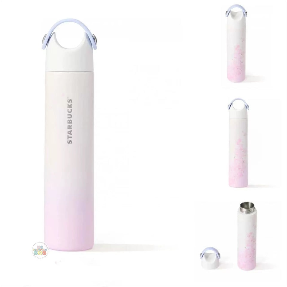 Starbucks China - Sakura Cherry Blossom 2025 x 18. Stainless Steel Bottle 310 ml (Release Date: Feb 11, 2025)