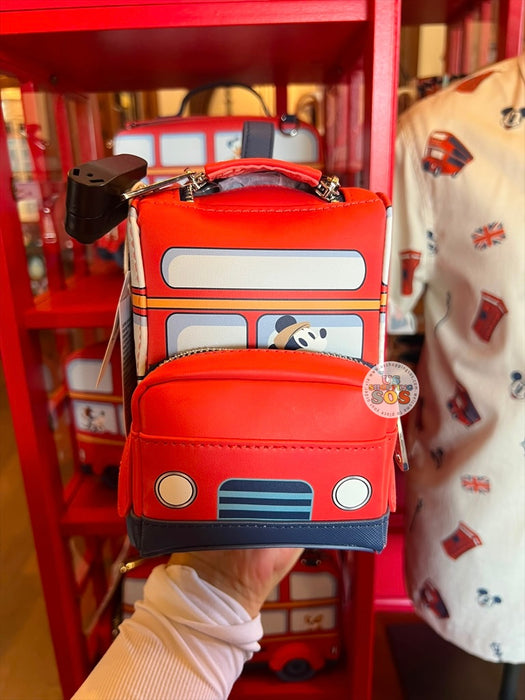 DLR/WDW - Epcot World Showcase United Kingdom 2026 - Loungefly Mickey & Friends London Bus Crossbody Bag