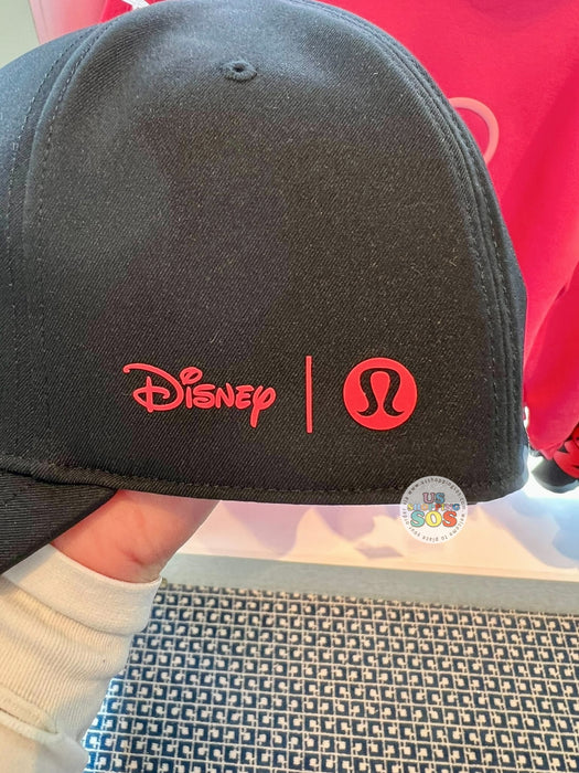 DLR/WDW - Disney x Lululemon Mickey Icon Black Classic Structured Ball Cap