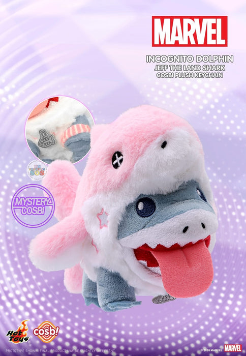 Hot Toy Cosbi - Marvel Jeff the Land Shark Cosbi Plush Keychain Blind Box
