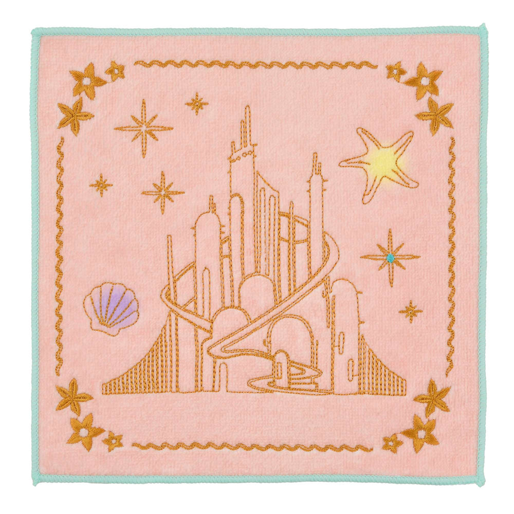 JDS - The Little Mermaid ‘Embroidery Castle‘ Mini Towel