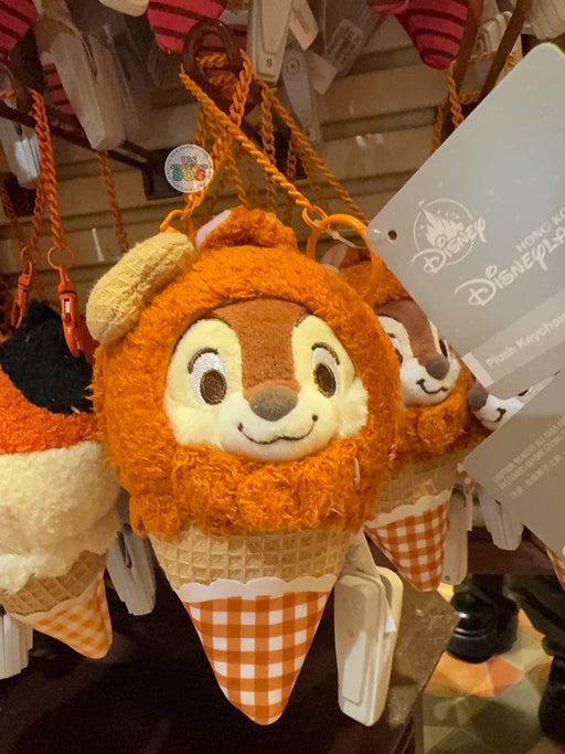 HKDL - 2026 Ice Cream Cone x Chip Plush Keychain