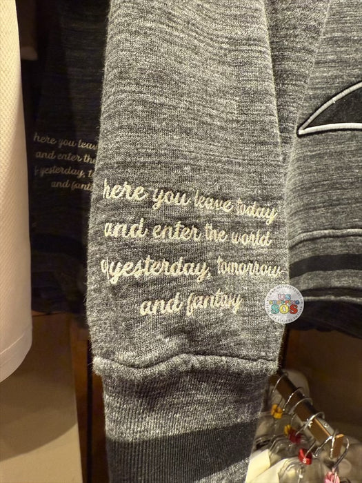 DLR/WDW - Her/Our Universe Disneyland Resort Monotone Dark Grey Pullover (Adult)