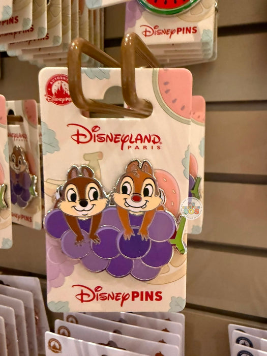 DLP - 2026 Fruit Disney Characters Collection x Chip & Dale Pin Badge