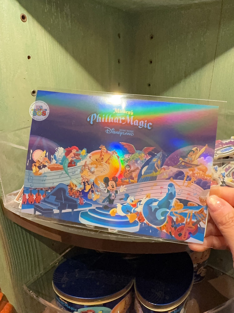 HKDL -  Mickey’s PhilharMagic Post Card