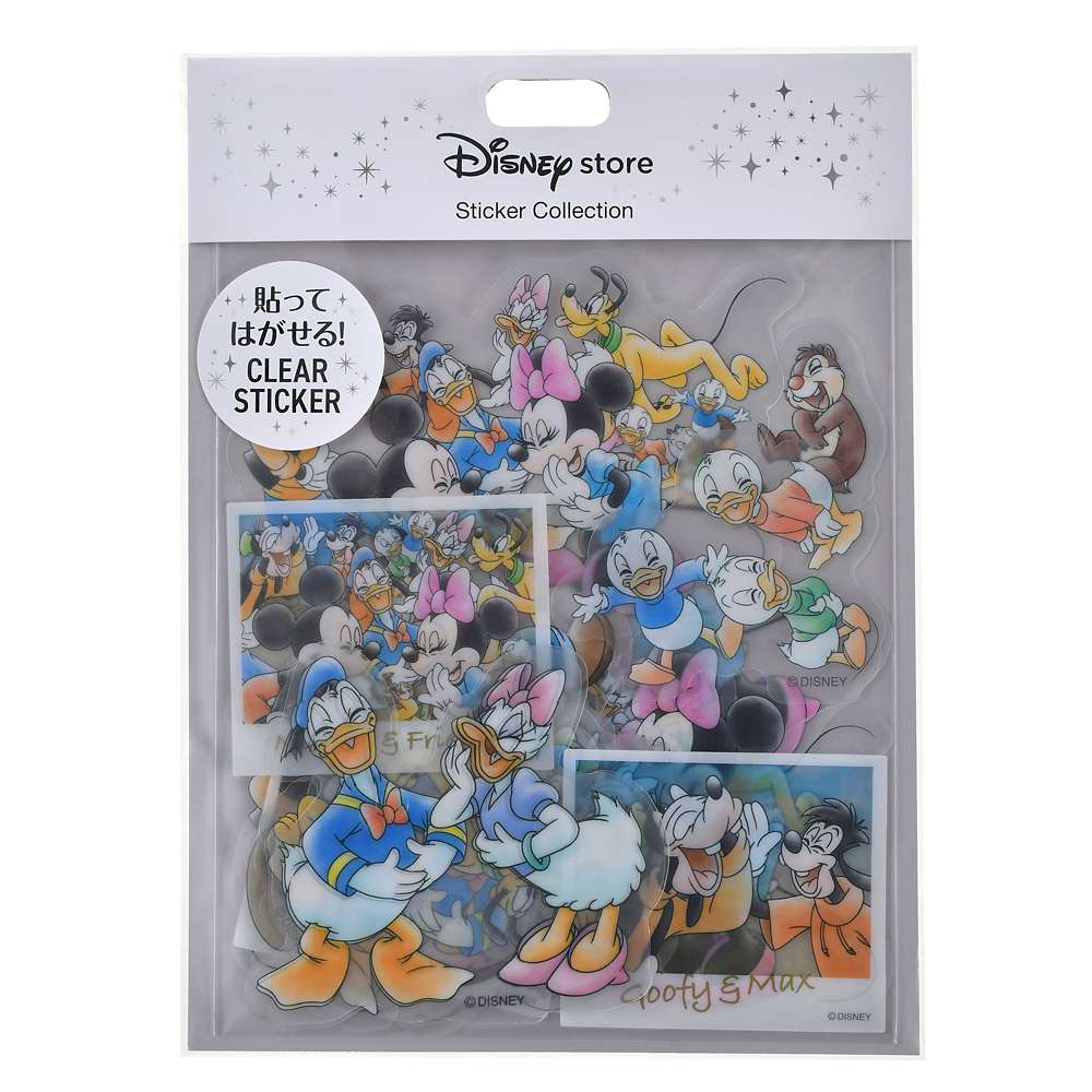 JDS - 2026 Sticker Collection x Mickey & Friends Good laugh Clear Stick and Peel Sticker
