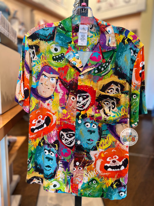 DLR/WDW - Graffiti Pixar - All-Over-Print Button-Up Shirt (Adult)