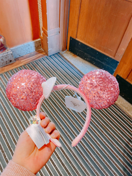 SHDL - Mickey Mouse Sequin Ear Headband (Color: Colar)