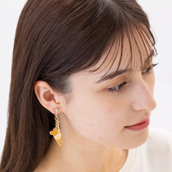 TDR - Ice Cream Cone Clip-On Earrings (Release Date: March 9, 2026)