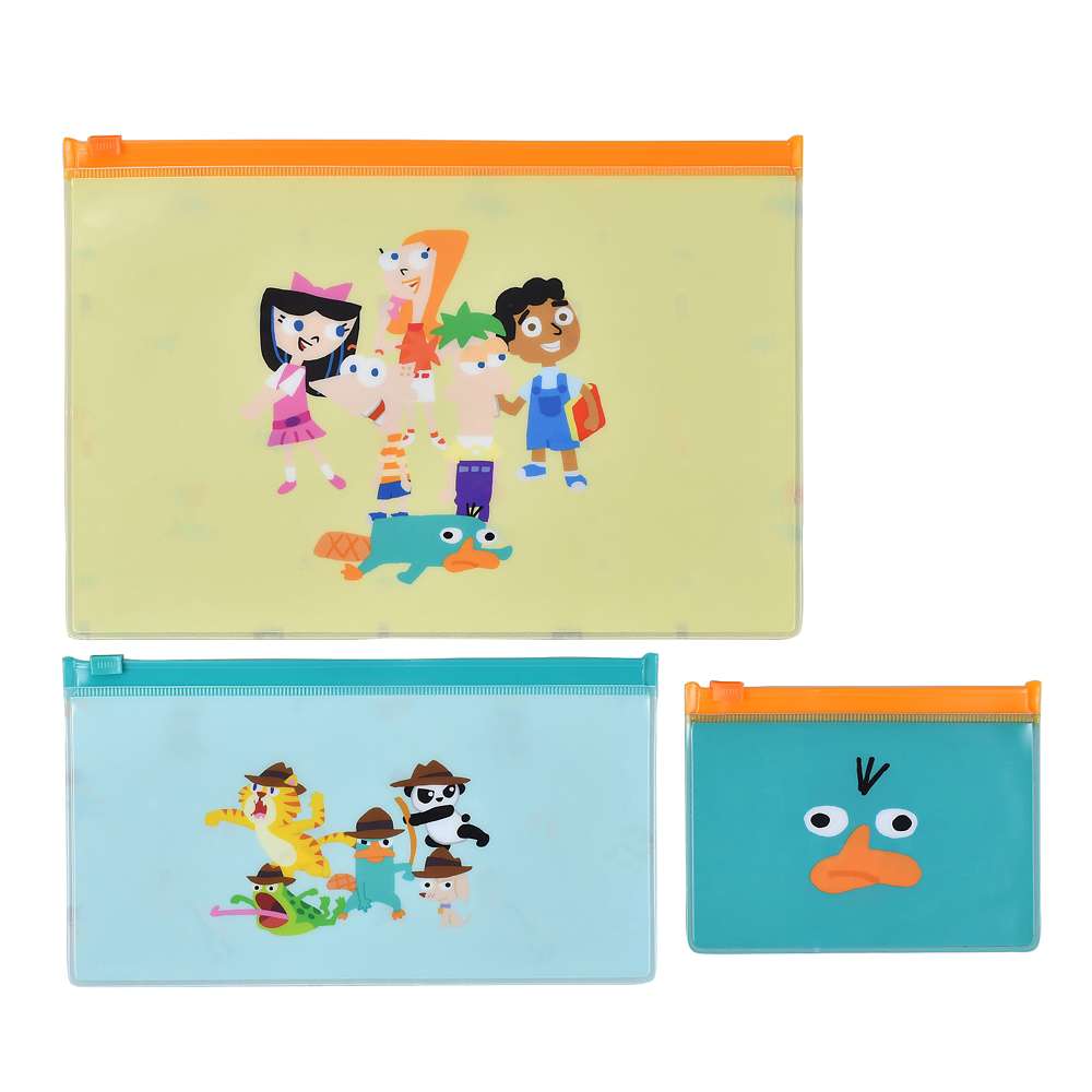JDS - 2026 PHINEAS & FERB x Pouch Flat Set of 3 (Release Date: Aug 18, 2026)