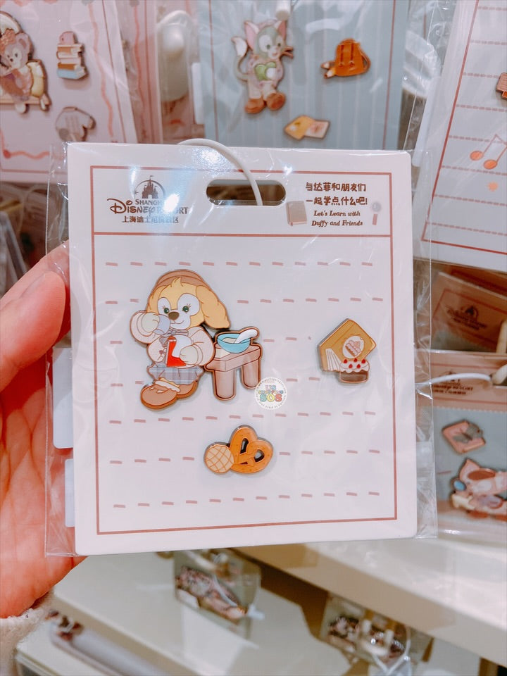 SHDL - Duffy and Friends Small Classroom Collection x CookieAnn Pin Badges Set