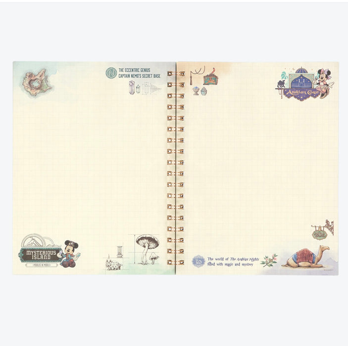 TDR - Tokyo DisneySea 25th Anniversary "The Jubilee Journey" x Mickey & Minnie Mouse Notebook (Release Date: May 25, 2026)