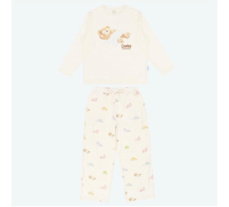 TDR - Duffy and Friends x Gelato Pique Collection - Duffy and Friends All Over Print Room Wear Set for Adults (Release Date: Jun 17, 2025)