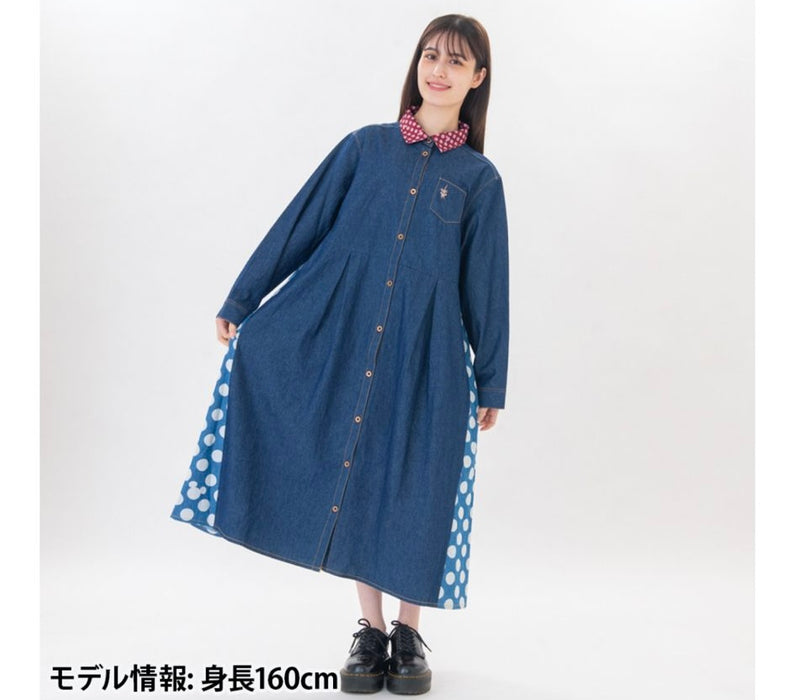 TDR - Vintage Denim Design x Mickey & Minnie Mouse Denim Shirt Dress for Adults (Release Date: Jun 5, 2025)
