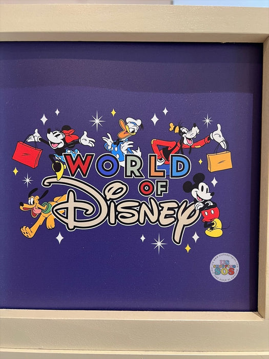DLR/WDW - Mickey & Friends World of Disney Berry Blue Graphic Tee (Adult)