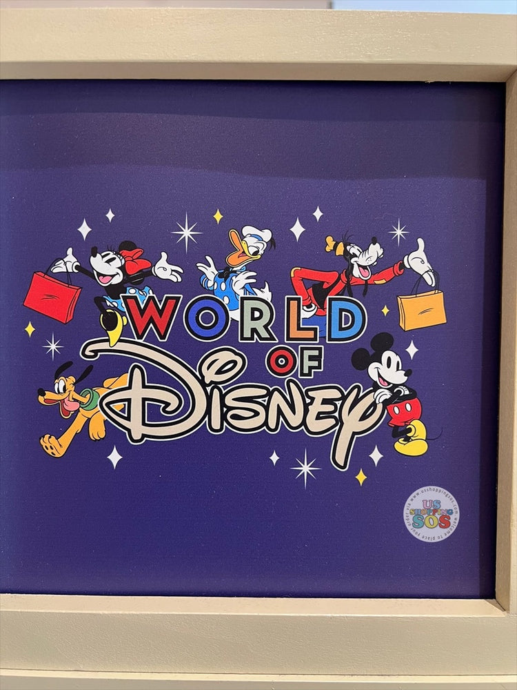DLR/WDW - Mickey & Friends World of Disney Berry Blue Graphic Tee (Adult)