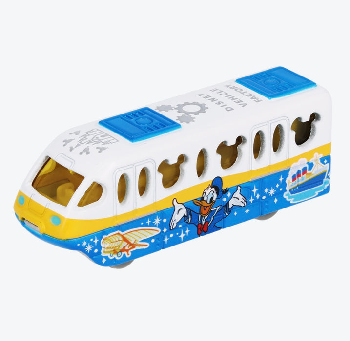 TDR - Disney Resort Line Tomica Toy Car x Donald Duck, Huey, Dewey, and Louie