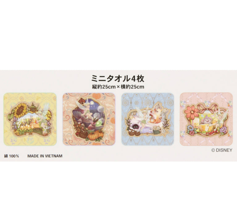 TDR - Fantasy Springs "Fairy Tinkerbell's Busy Buggy" Collection x Mini Towels Set