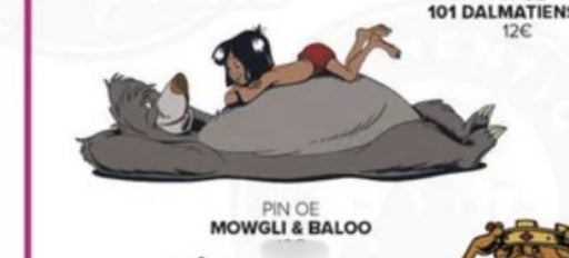 DLP - 2026 Mowgli & Baloo Pin Badge