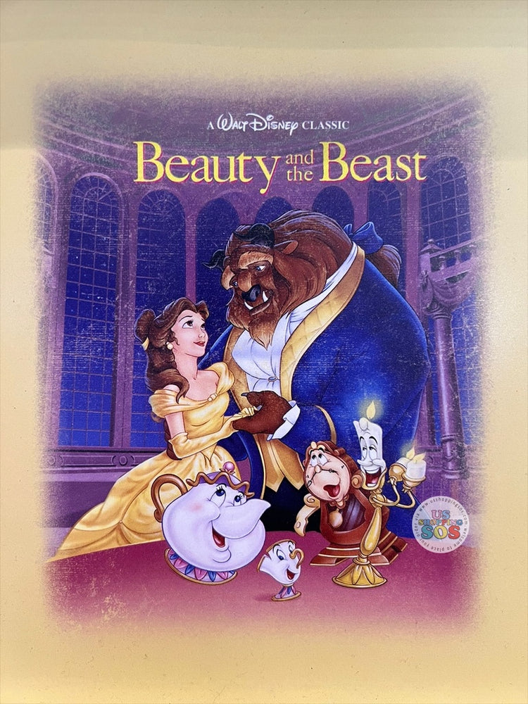 DLR/WDW - Beauty and the Beast Classic Poster Butter Yellow Graphic Tee (Adult)