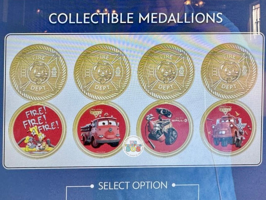 WDW - Color Collectible Medallions 2026 - Magic Kingdom Firehouse