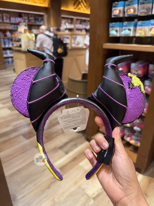 HKDL - 2026 Disney Halloween - Disney Villians x Maleficent 2 Sided, 2 Colors Ear Headband