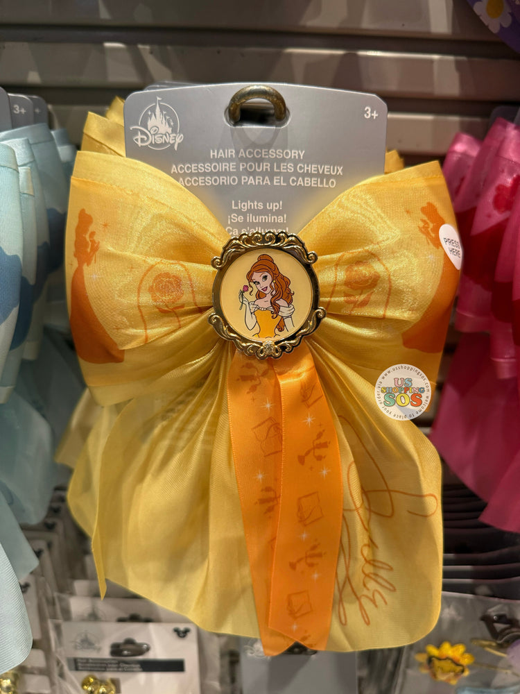 DLR/WDW - Disney Princess - Belle Light-Up Bow Hair Clip