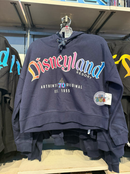 DLR - Disneyland 70th Celebration - Cropped Hoodie (Adult)