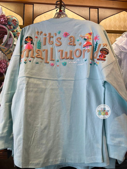 WDW - It’s a Small World - Spirit Jersey WDW Logo "EST. 1971" Baby Blue Pullover (Adult)