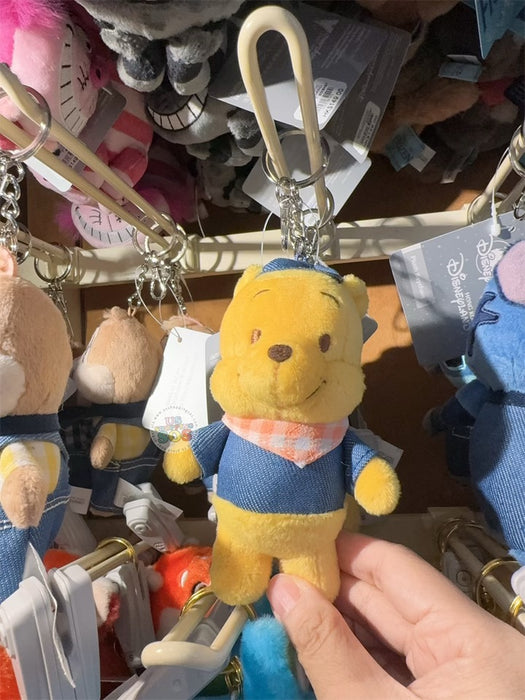 HKDL - Jean Style x Winnie the Pooh Plush Keychain