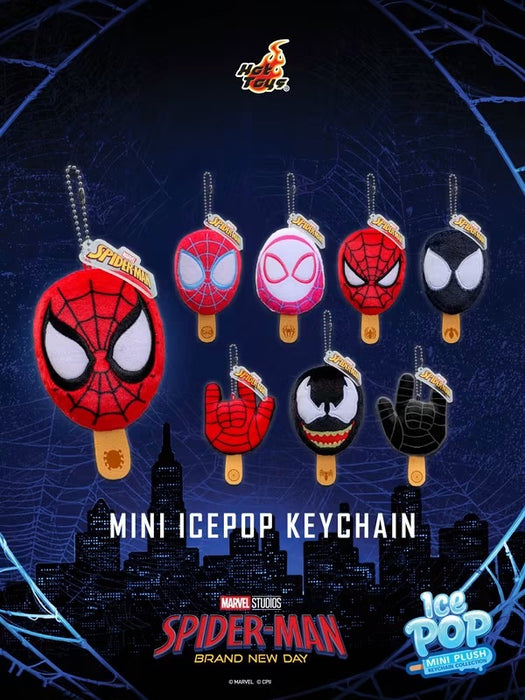 Hot Toy Cosbi - 2026 SpiderMan Ice Pop Mini Plush Keychain Blind Bag