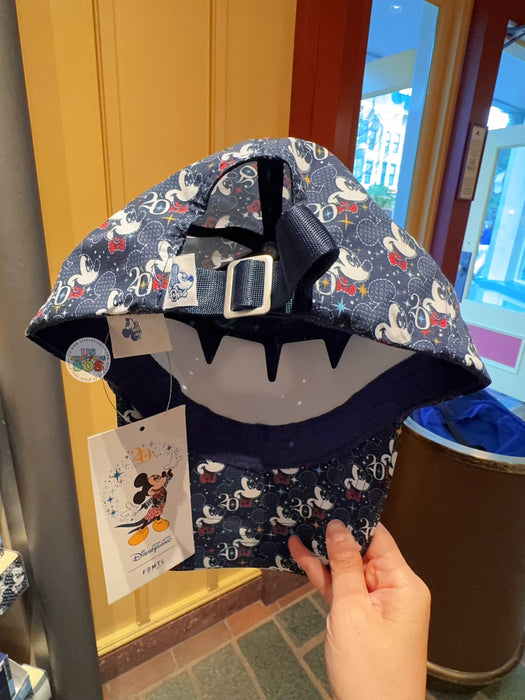 HKDL - Hong Kong Disneyland 20th Anniversary FDMTL Mickey All Over Print Baseball Cap/Hat for Adults