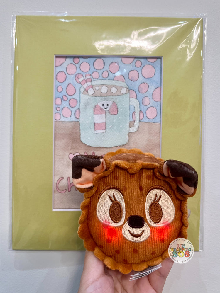 Disney US - Munchlings Light-Up Collectible Plush - Bambi Triple Chocolate Ice Cream Sandwich