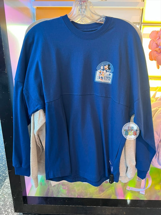 WDW - Epcot Food & Wine Festival 2026 - Mickey & Friends Spirit Jersey Bright Blue Pullover (Adult)