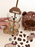 Starbucks China - 2026 Leopard Print Brown Series Bearista Glass 660ml with Stickers Color: Brown (Release Date: Aug 4, 2026)