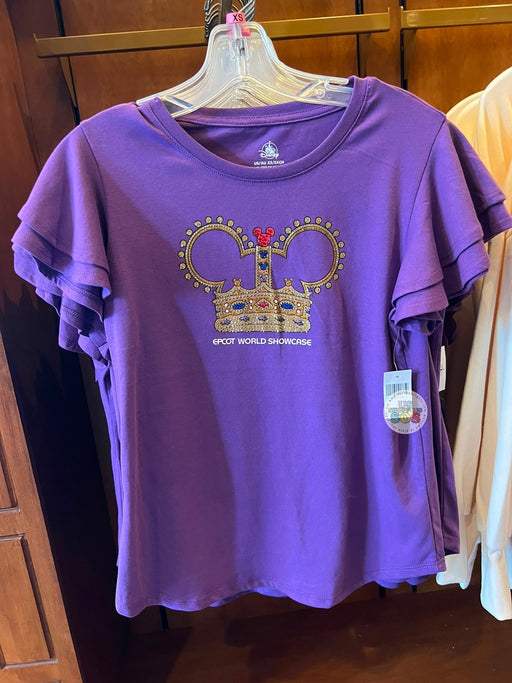 WDW - 2026 Epcot World Showcase x New Royal as a Crown T-Shirt Color: Purple (Adult)