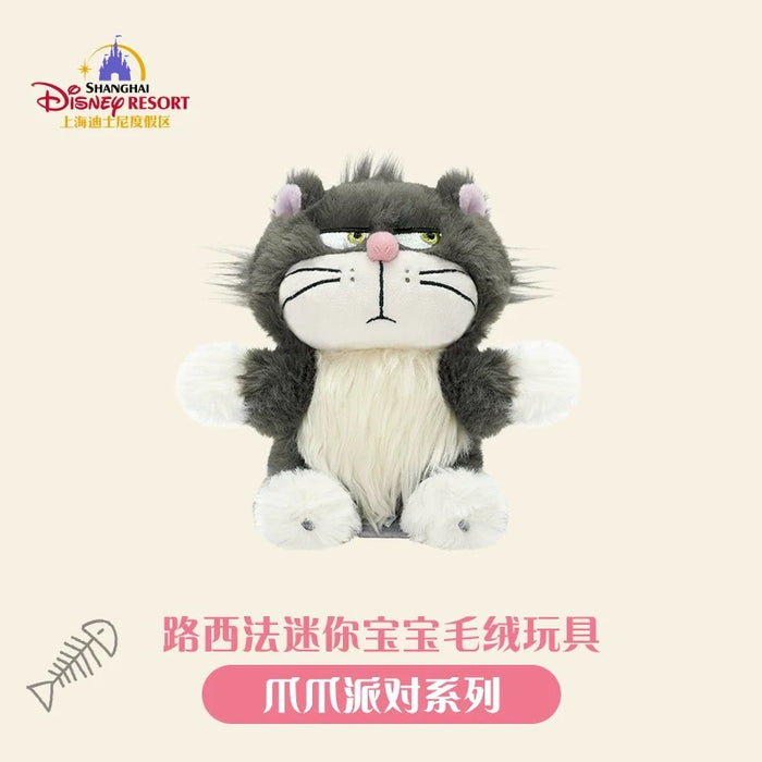 SHDL - Disney Cats "Paw Paw" Party x Sitting Lucifer Shoulder Plush Toy (with Magnets)